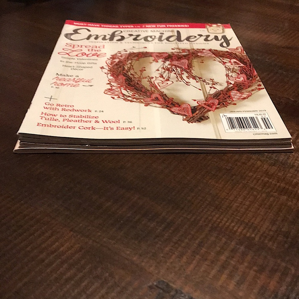 Final Price- 4 CREATIVE MACHINE Embroidery Magazines - Picture 8 of 11